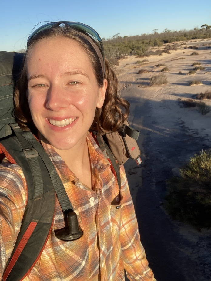 Nothing like golden hour for a hiking selfie!